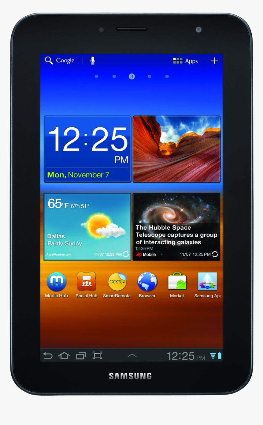 Samsung P6200 Galaxy Tab 7.0 Plus, HD Png Download