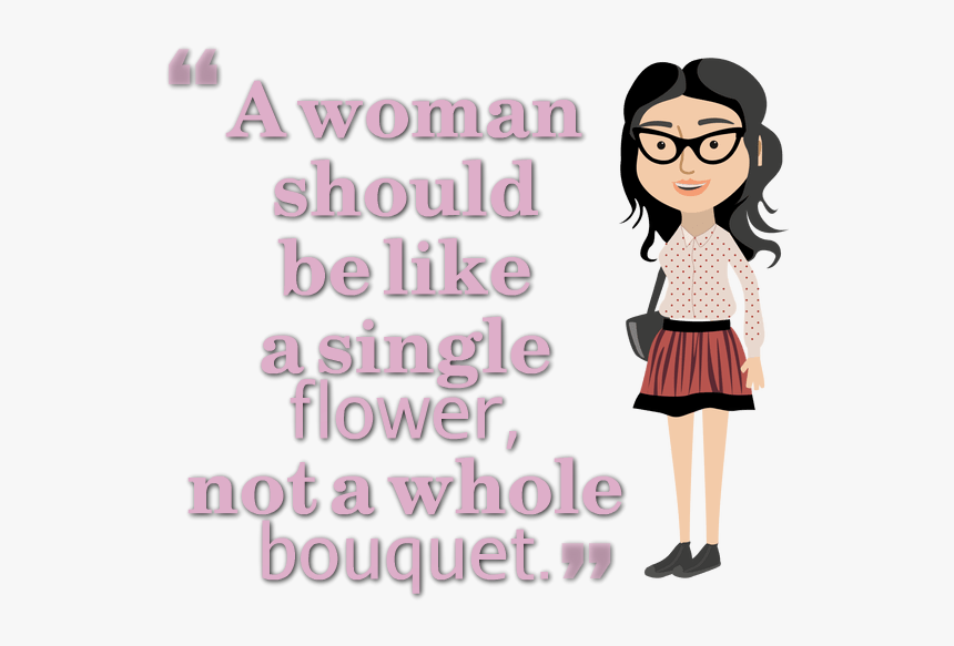 Women Quotes Transparent Image - Cartoon, HD Png Download