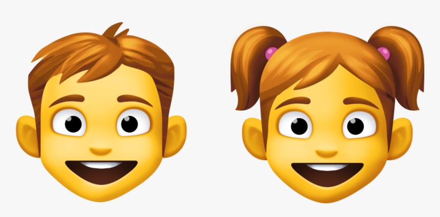 Emoji-kids, HD Png Download