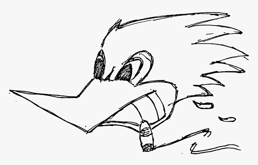 This Free Icons Png Design Of Badass Woodpecker , Png - Desenho Do Pica Pau Fumando, Transparent Png