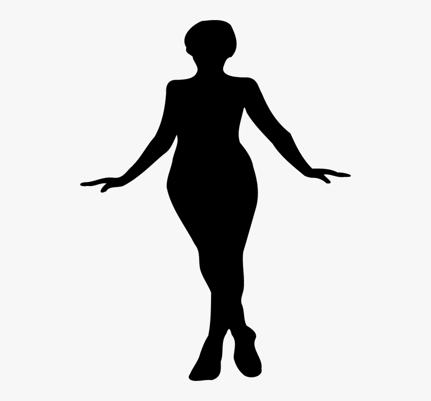 Transparent Dance Silhouette Clipart - Black Silhouette Clip Art, HD Png Download