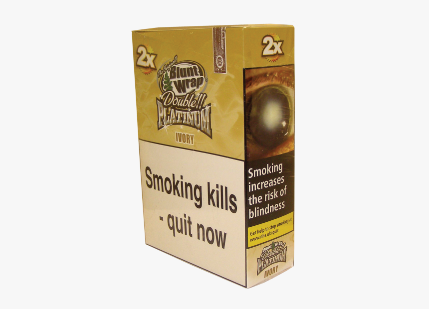 Blunt Wrap Double Platinum Ivory - Carton, HD Png Download