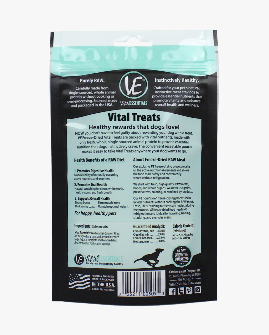 Transparent White Dog Bone Png - Vital Essentials Freeze Dried Treats, Png Download