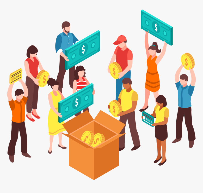 Crowdfunding, HD Png Download