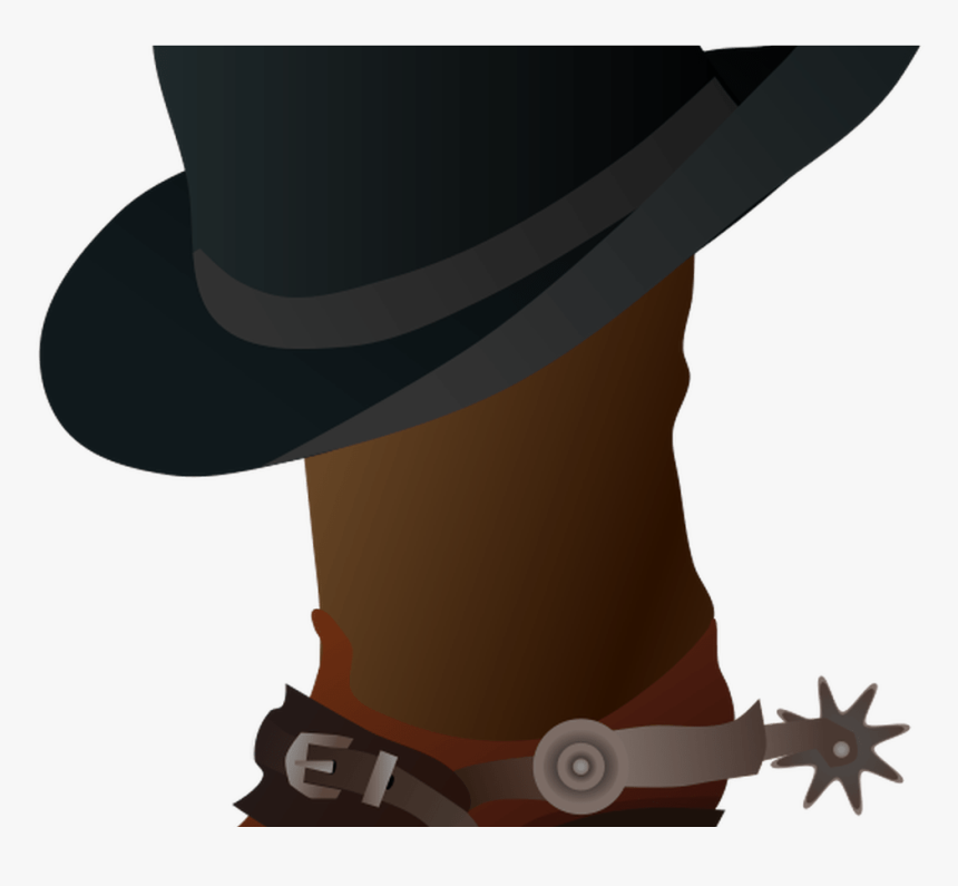 Cowboy Boot And Hat By Gnokii Boot, Boots, Clip Art, - Cowboy Boots With Gear, HD Png Download