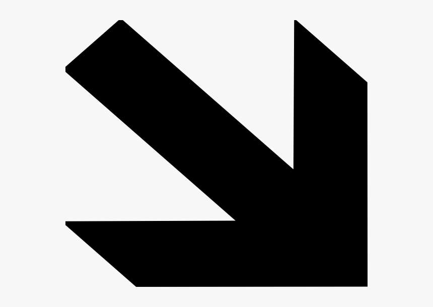 Arrow Down Right Png, Transparent Png