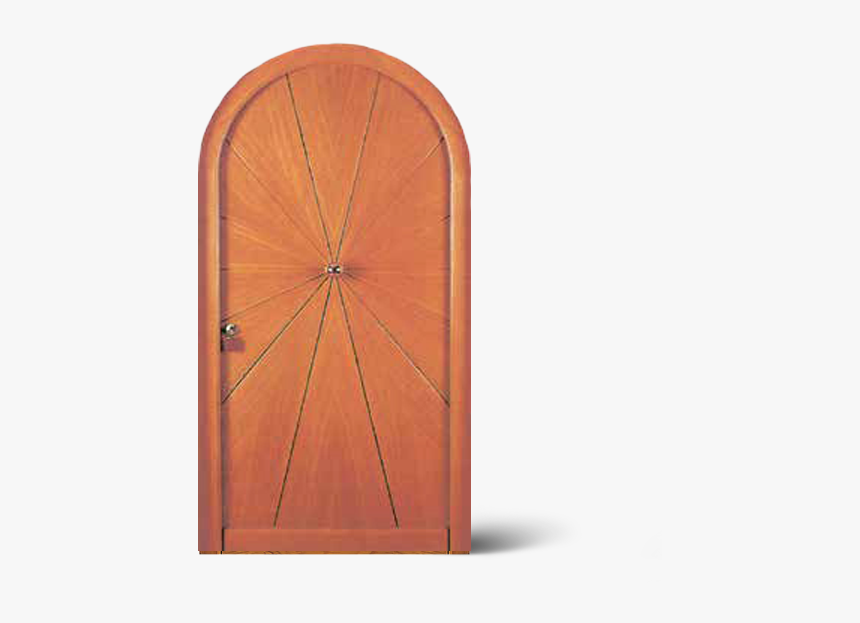 Arched Front Doors - Plywood, HD Png Download