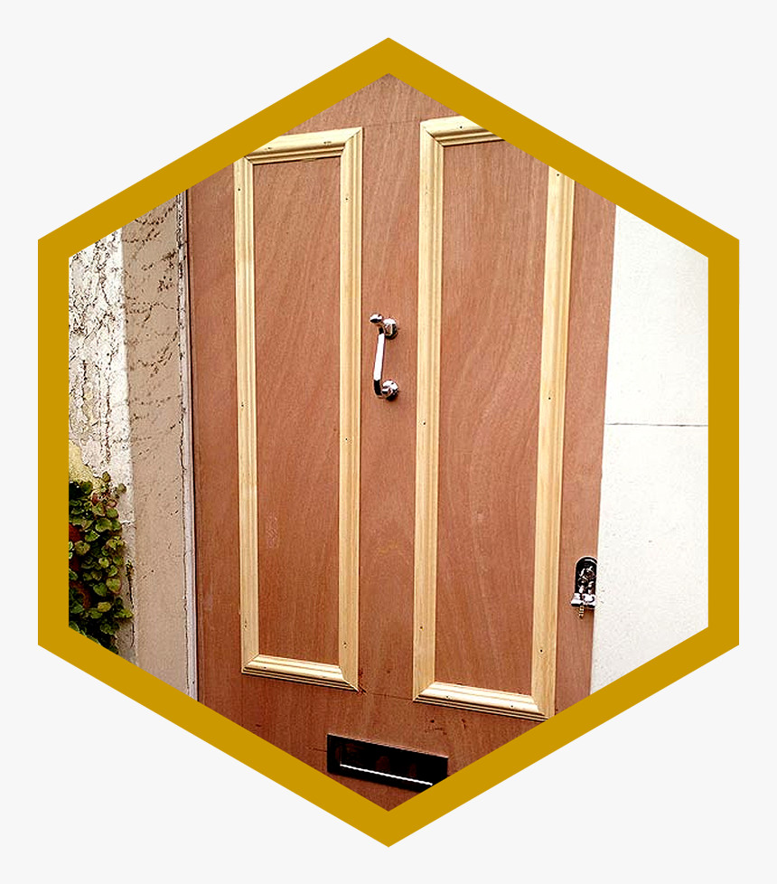 Beaded Front Door - Plywood, HD Png Download