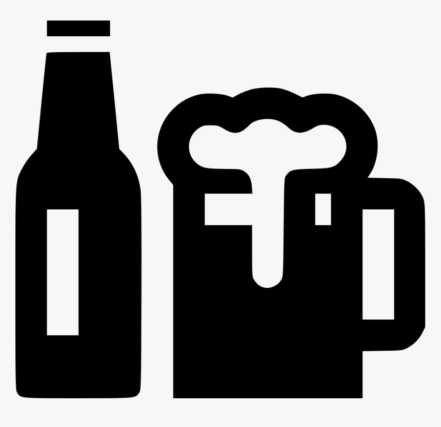 Drink Bottle Mug Geer - Beer Glass Png Icon, Transparent Png