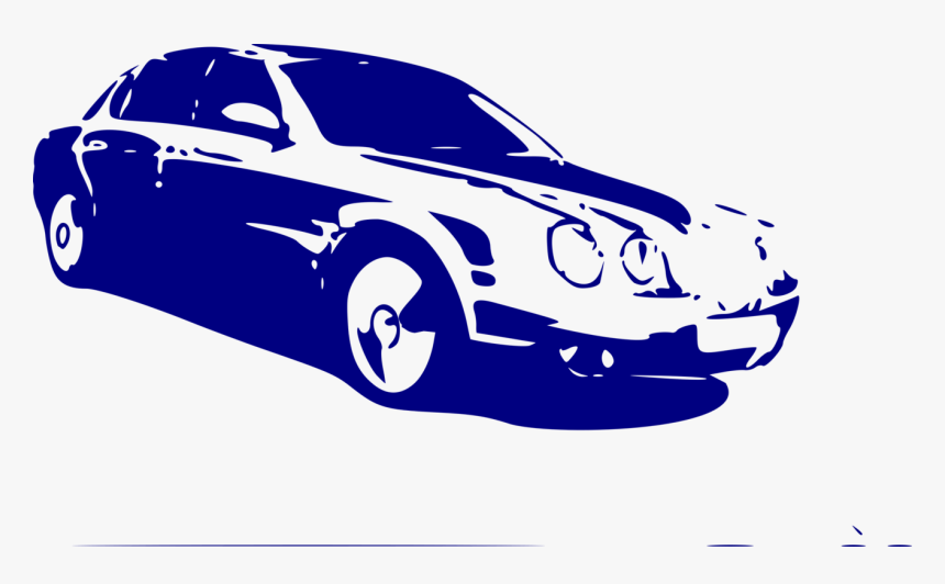 Blue,compact Car,car - Clip Art, HD Png Download