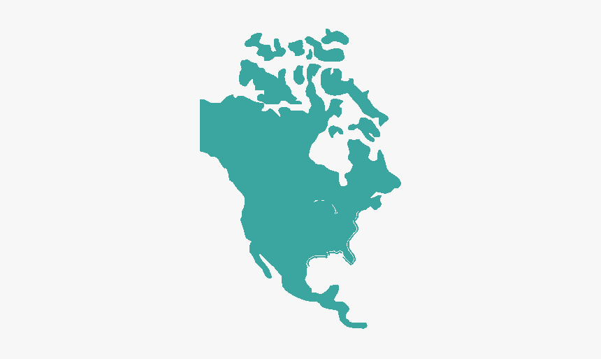 Vector North America Map Outline, HD Png Download , Transparent Png ...