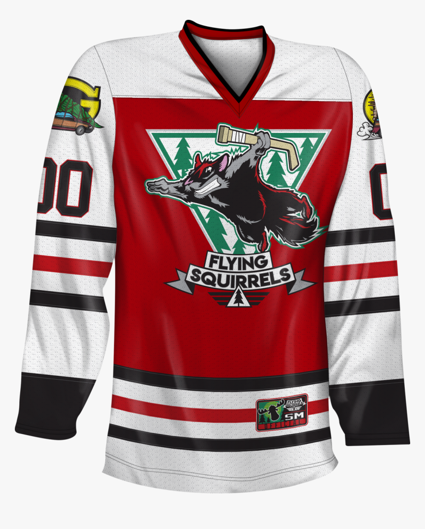 Flying Squirrels Christmas Vacation Hockey Jersey - Christmas Hockey Jersey, HD Png Download