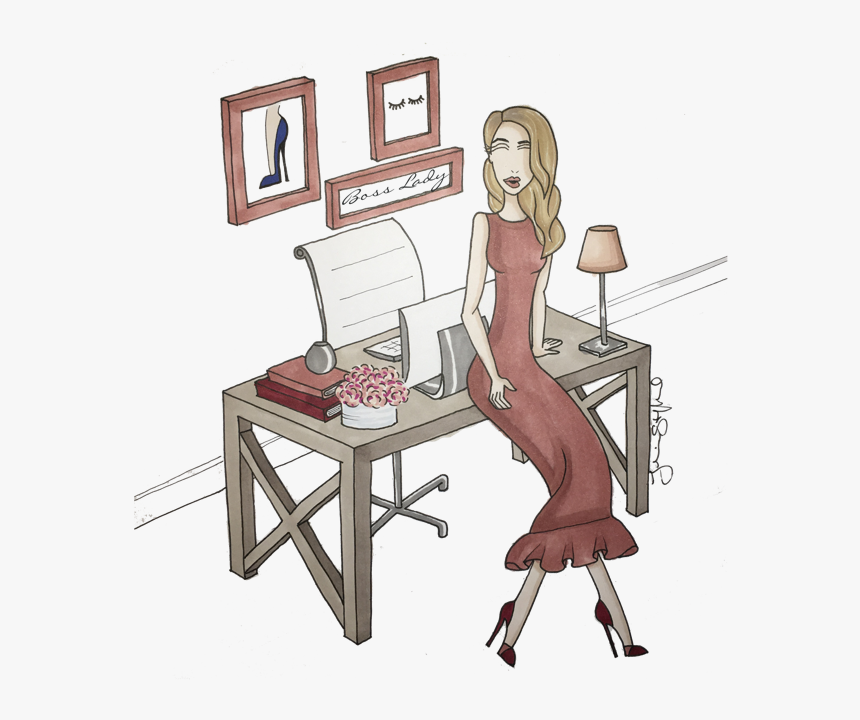 Glam Meets Girl - Writing Desk, HD Png Download