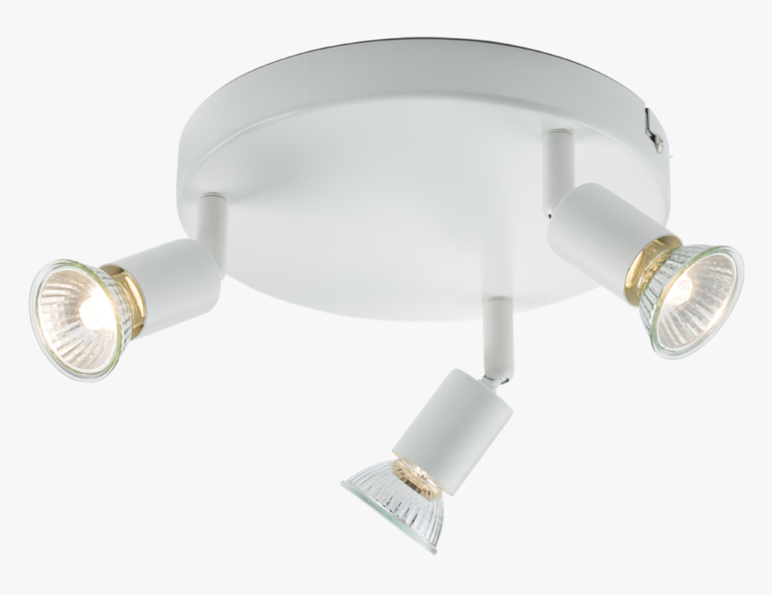 230v Gu10 Triple Spotlight - Ceiling, HD Png Download
