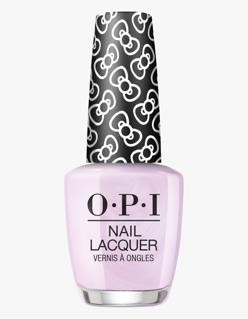 Opi Nail Polish Let S Be Friends Hello Kitty 2019 
 - Gold Glitter Nail Polish Opi, HD Png Download