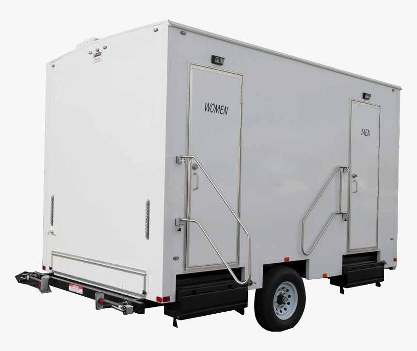Restroom Portable Trailer Nashville Rental - Truck, HD Png Download