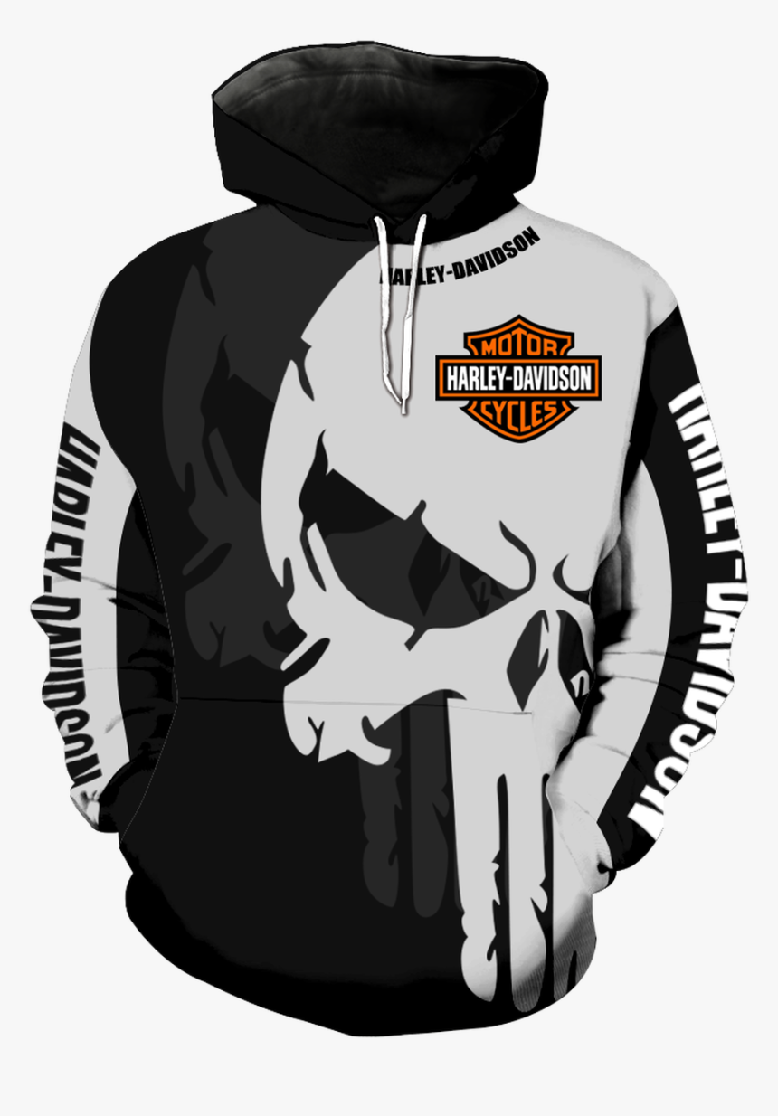 Harley Davidson Punisher Jacket, HD Png Download