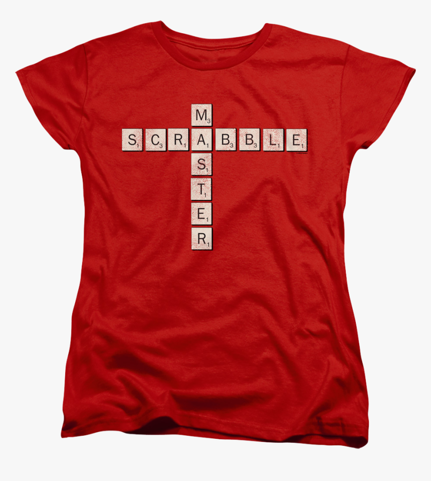 Womens Scrabble Master Shirt - T-shirt, HD Png Download