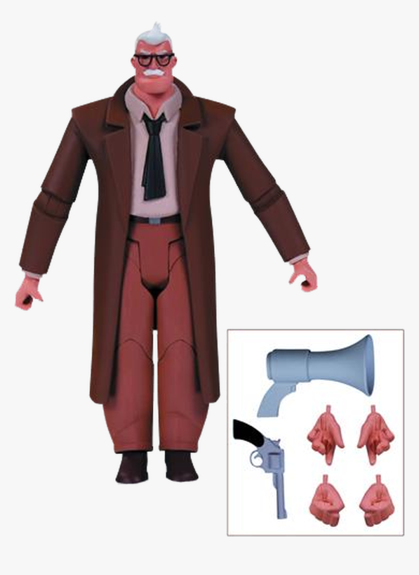 The Animated Series - Batman Animated Series Figure Commissioner Gordon, HD Png Download