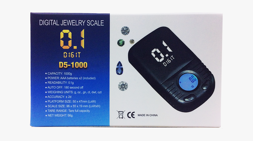 Digital Jewelry Scale D5-1000 - D5 1000 Scale, HD Png Download