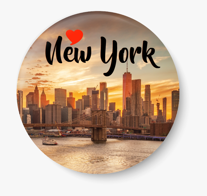 Love New York , New York Fridge Magnet, New York - Skyline, HD Png Download