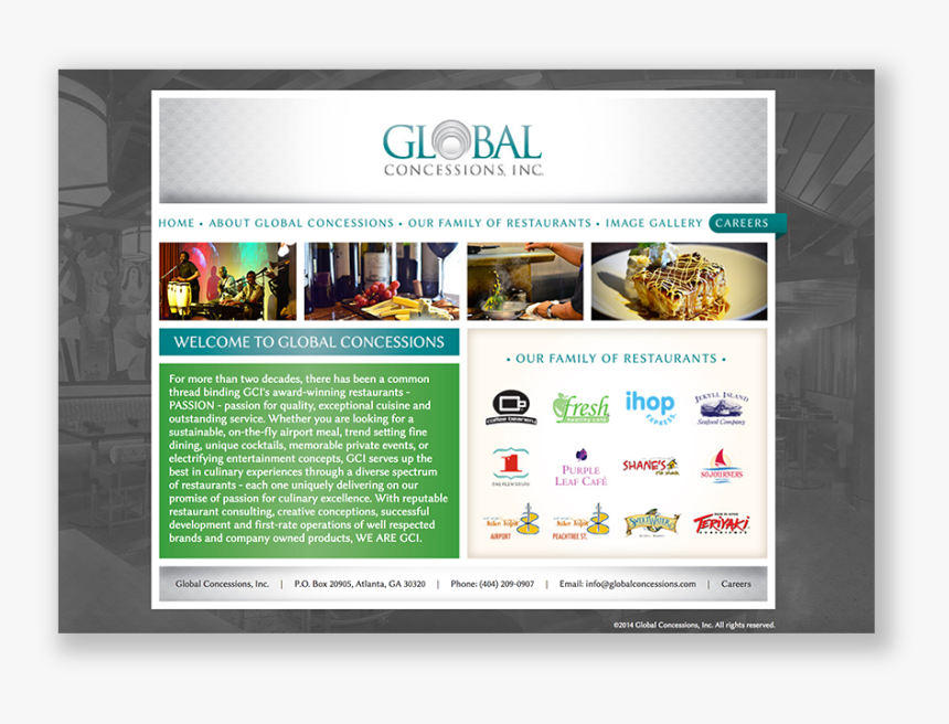 Global Concessions Website - Global Concessions, HD Png Download