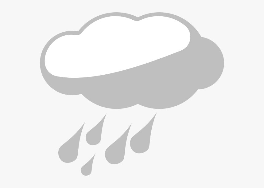 Grey Cloud Svg Clip Arts, HD Png Download
