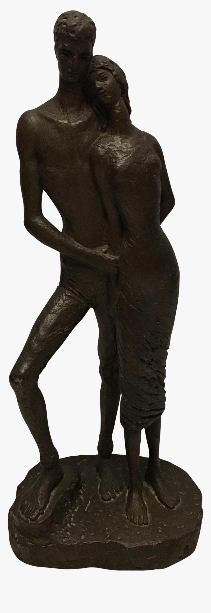 Embracing Lovers Statue Png - Spandex, Transparent Png