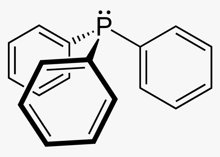 Triphenylphosphine 2d Skeletal Smokefoot Style - P Methyl Anilinium Cation, HD Png Download