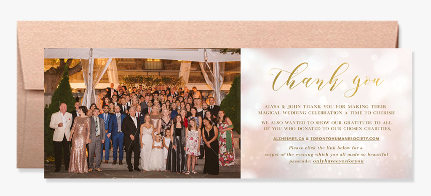 Thankyou - Wedding Reception, HD Png Download