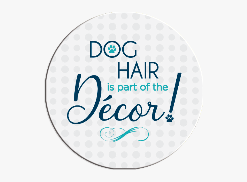 Dog Hair Is Part Of The Decor 
 Class - Circle, HD Png Download