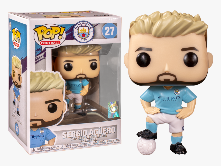 Epl Football - Funko Pop Sergio Aguero, HD Png Download