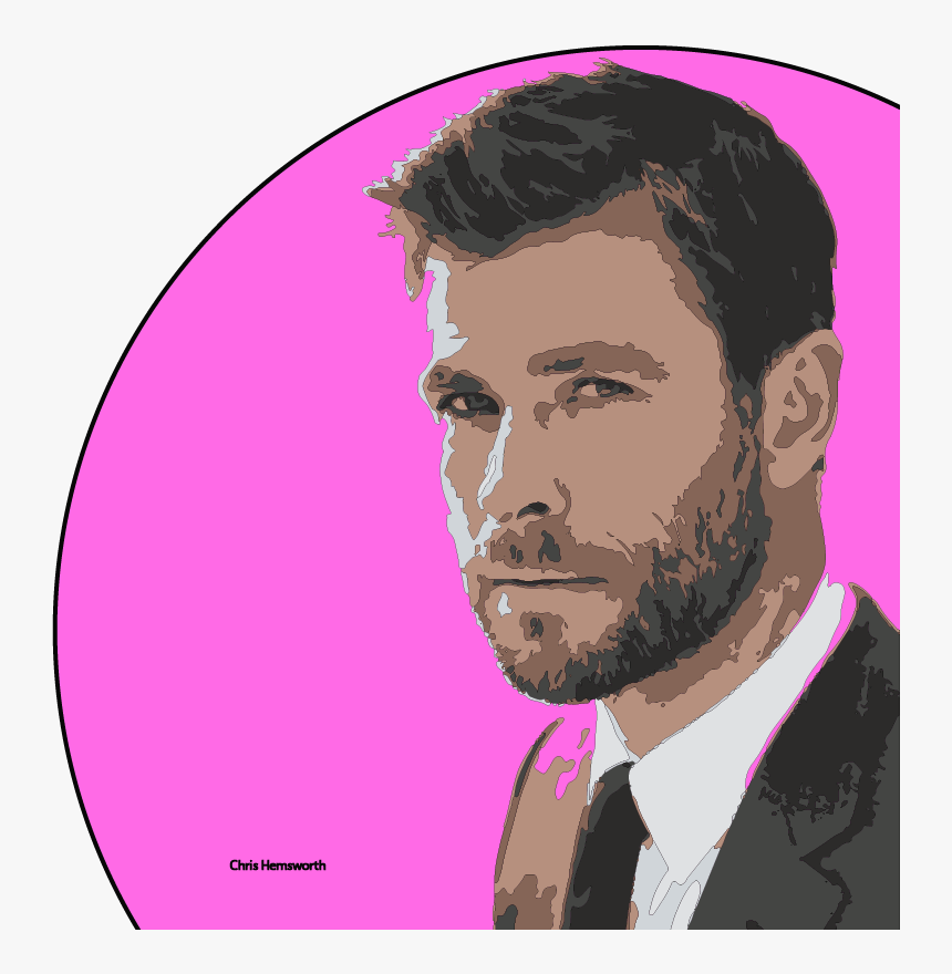 Chris Hemsworth Yasss Crop - Illustration, HD Png Download