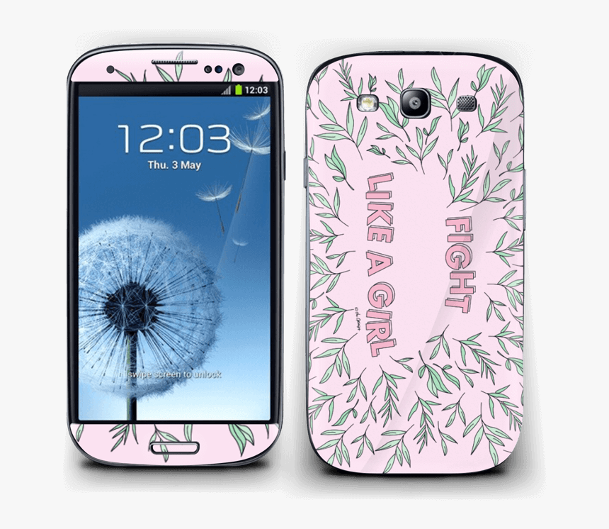 Fight Like A Girl - Samsung Galaxy S3 Neo Black, HD Png Download