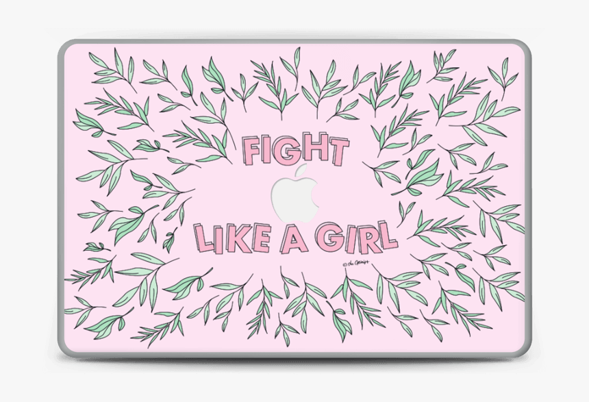 Fight Like A Girl Skin Macbook Pro 15”, HD Png Download