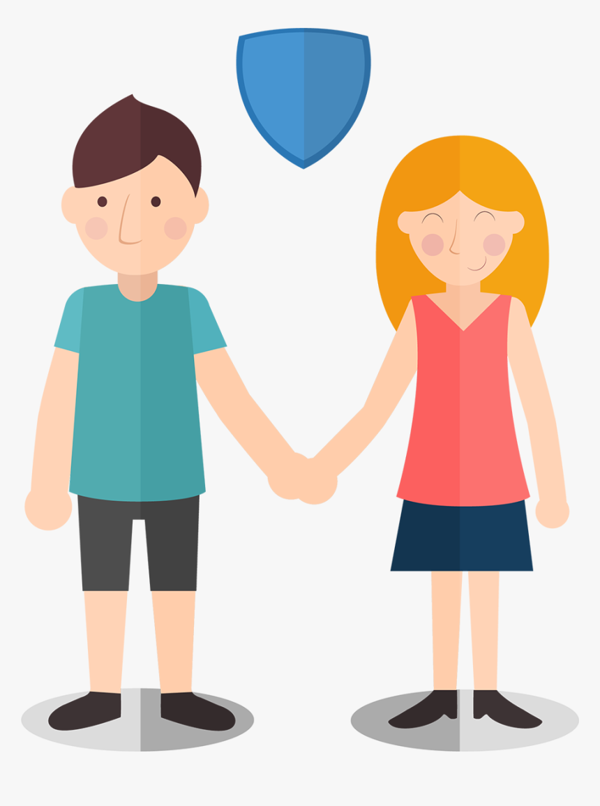 People Holding Hands Png, Transparent Png