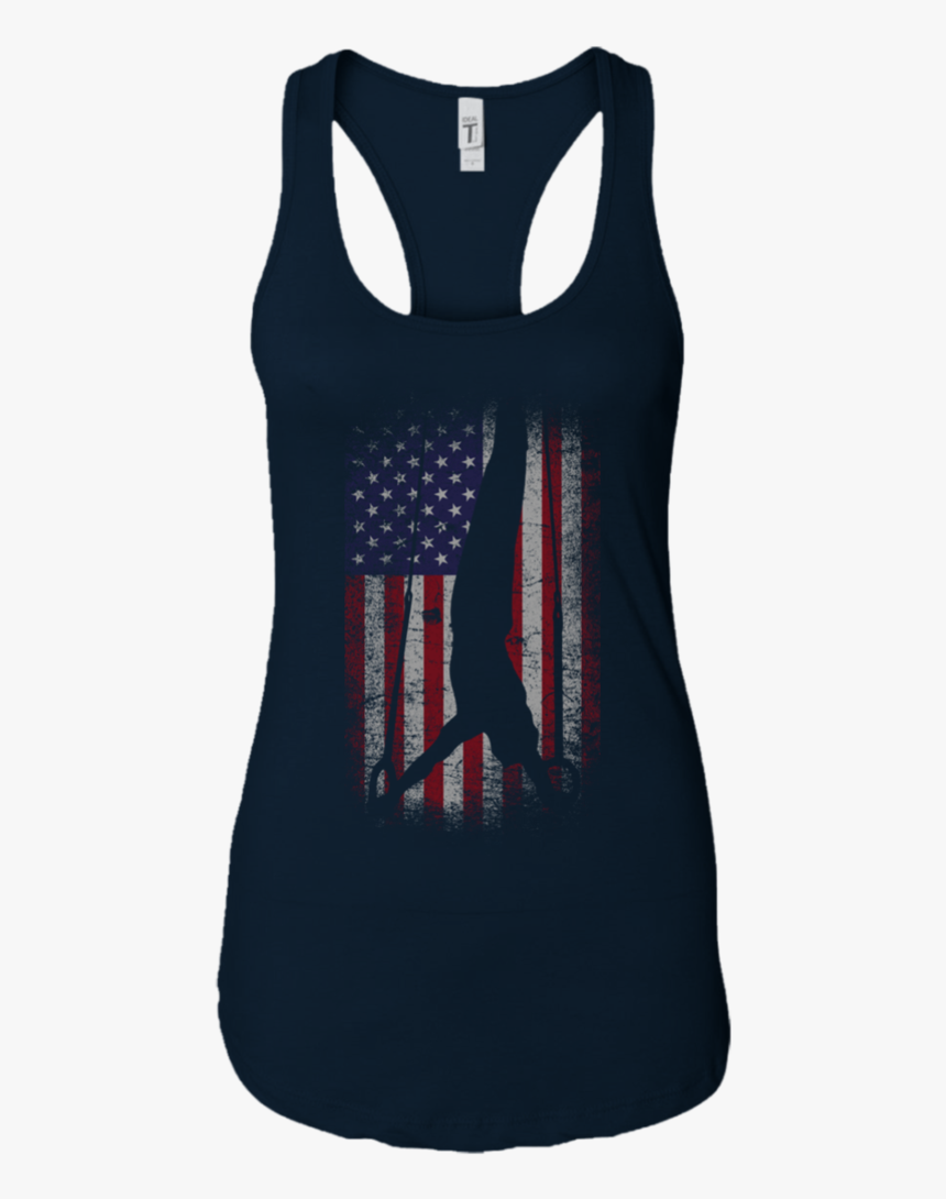 Gymnastic American Flag Gymnastics Rings Men/women - T-shirt, HD Png Download