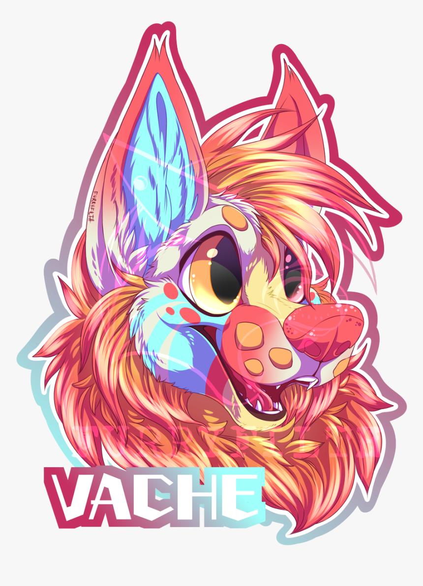 Furry Lion Badge, HD Png Download