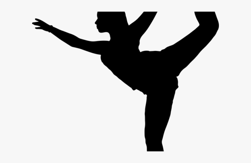 Gymnastics Silhouettes Transparent - Yoga, HD Png Download