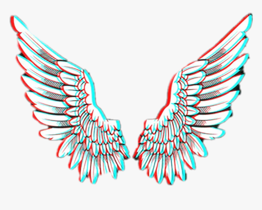 #freetoedit #angel #wings #glitch - Fromis 9, HD Png Download