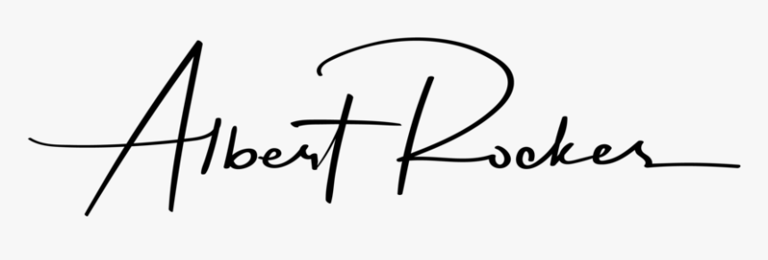Albert Rocker Black Hires - Calligraphy, HD Png Download
