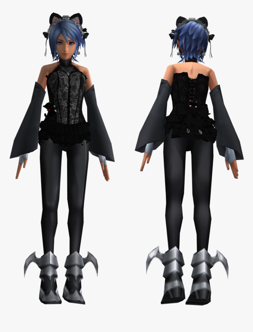 Aqua Images Aqua Halloween Outfit Jointoperation Hd - Kingdom Hearts Aqua Figure, HD Png Download