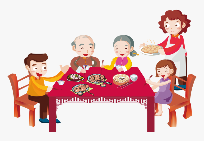China Tangyuan Clip Art - Mid Autumn Family Vector, HD Png Download