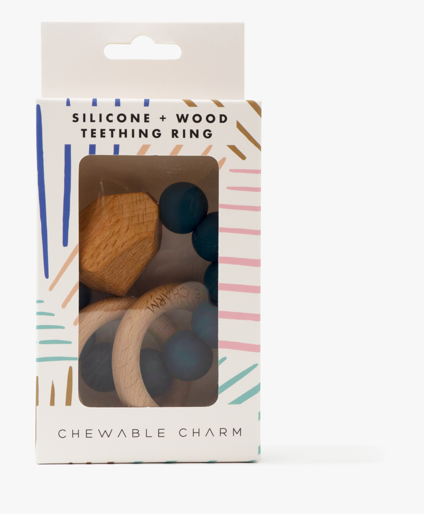 Hayes Silicone Wood Teether 
 Class Lazyload Lazyload - Chocolate, HD Png Download