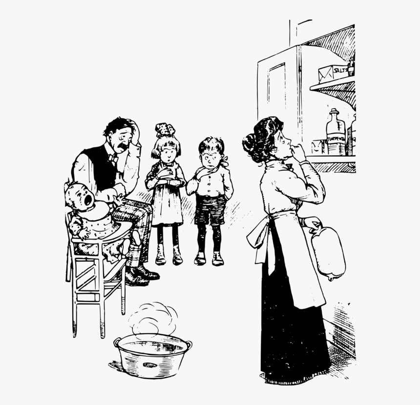 Clipart Family Sad, HD Png Download