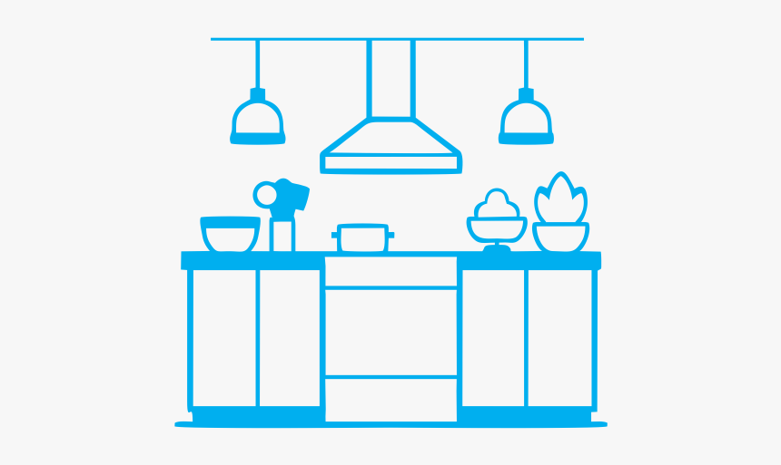 Icon Modular Kitchens - Illustration, HD Png Download