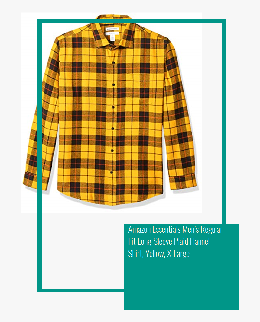Amazon Essentials Men S Regular Fit Long Sleeve Plaid - Woolrich Eco Rich Twisted Rich Shirt, HD Png Download