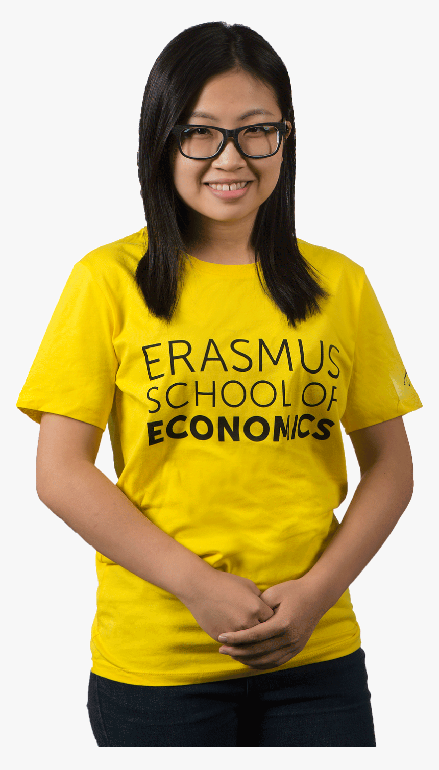 Ese Unisex T Shirt Yellow 
 Title Ese Unisex T Shirt - Girl, HD Png Download