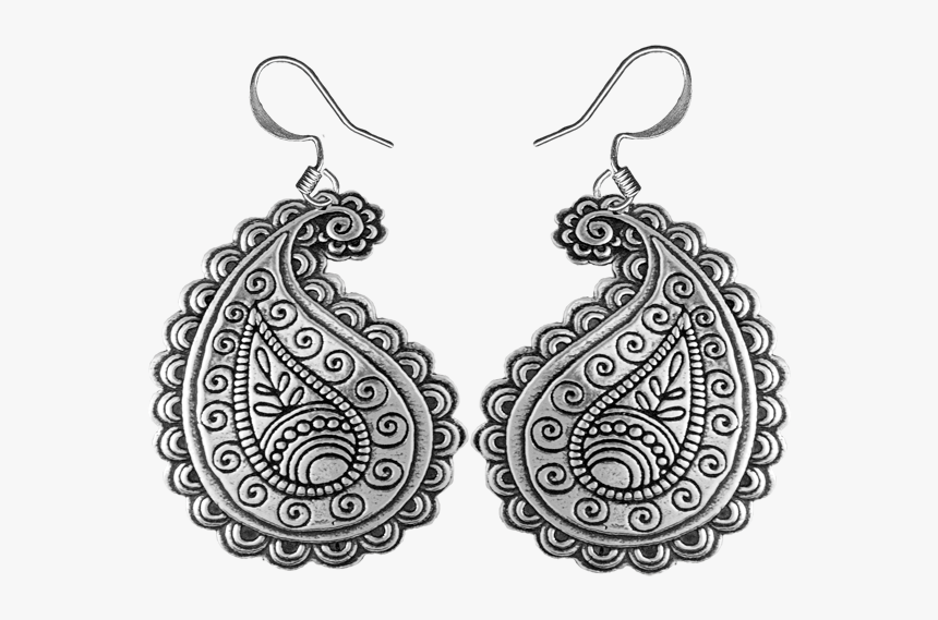 Paisley Earrings, HD Png Download