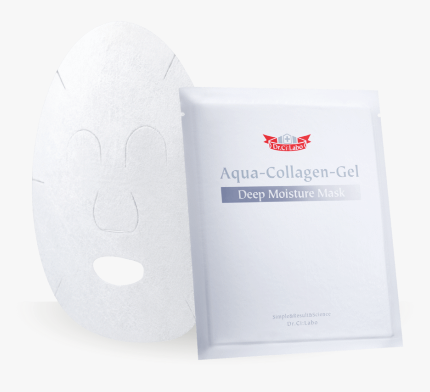 Aqua Collagen Gel Deep Moisture Mask - Label, HD Png Download